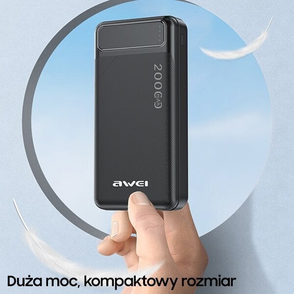 Awei P6K 20000 mAh hind ja info | Akupangad | hansapost.ee