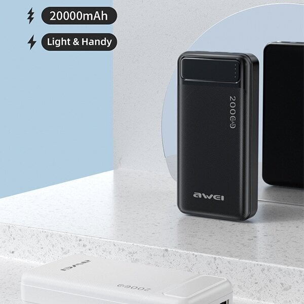 Awei P6K 20000 mAh hind ja info | Akupangad | hansapost.ee