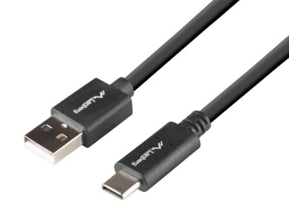 LanbergUSB-C (M) -USB-A (M) 1,8 m BOX QC 3.0 цена и информация | Mobiiltelefonide kaablid | hansapost.ee