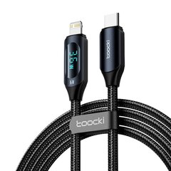 Toocki Charging Cable USB C-L, 1m, 36W (Black) цена и информация | Toocki Телефоны и аксессуары | hansapost.ee