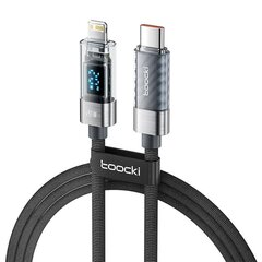 Toocki Charging Cable C-L, 1m, 20W (Grey) цена и информация | Кабели для телефонов | hansapost.ee