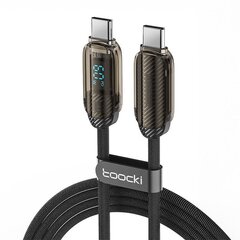 Toocki Charging Cable C-C, 1m, PD 60W (Grey) цена и информация | Кабели для телефонов | hansapost.ee