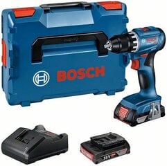 Akutrell Bosch GSR 18V-45, (2x2.0Ah), 0-500 / 0-1.900 min.-1 цена и информация | Дрели и шуруповёрты | hansapost.ee