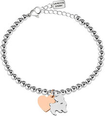 Двухцветный браслет La Petite Story Кошка и сердце LPS05AQI05 цена и информация | Женские браслеты | hansapost.ee