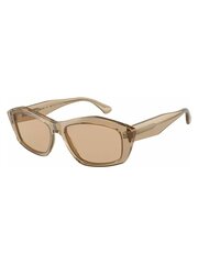 Солнцезащитные очки EMPORIO ARMANI Square Shiny Transparent Brown 500021424 цена и информация | Женские солнцезащитные очки | hansapost.ee