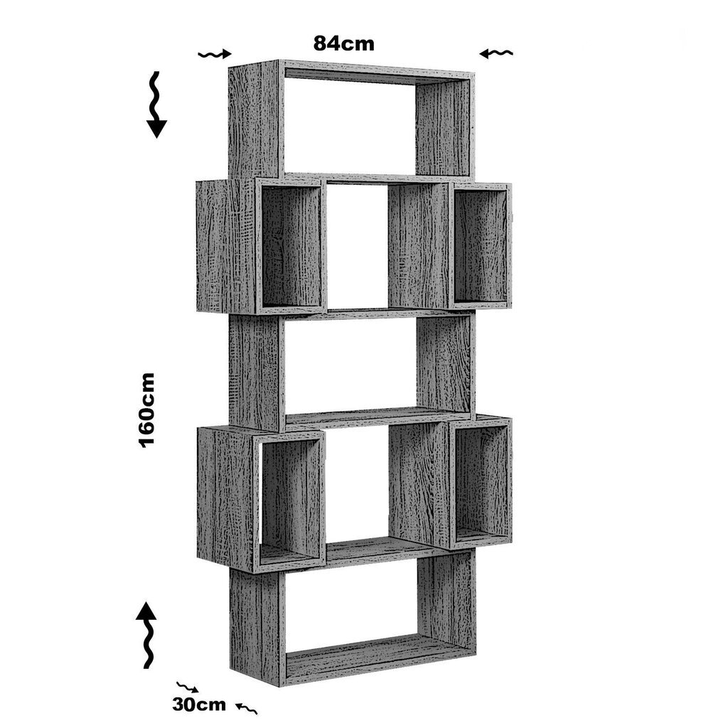 Eraldiseisev riiul Kalune Design Box, valge hind ja info | Riiulid | hansapost.ee