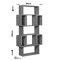 Eraldiseisev riiul Kalune Design Box, tumepruun price and information | Shelves | hansapost.ee