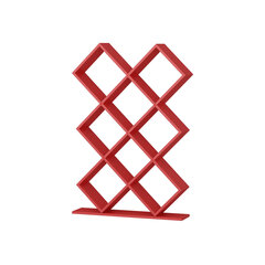 Eraldiseisev riiul Kalune Design Kumsal, punane hind ja info | Riiulid | hansapost.ee
