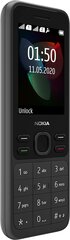 Nokia 150 Version 2020 Pleace Phone (2,4 дюйма, 4 МБ внутренней памяти (расширяется до 32 ГБ с помощью карты MicroSD), 4 МБ ОЗУ, двойная сима) Black цена и информация | Мобильные телефоны | hansapost.ee