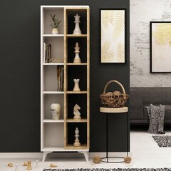 Eraldiseisev riiul Kalune Design Enzamu, valge/pruun hind ja info | Riiulid | hansapost.ee