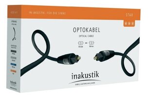 Optiline kaabel TOSLINK - TOSLINK 1.5m inakustik STAR цена и информация | Кабели и провода | hansapost.ee