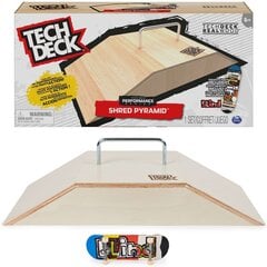 Puidust killustikpüramiidi ramp + tarvikud Tech Deck цена и информация | Игрушки для мальчиков | hansapost.ee