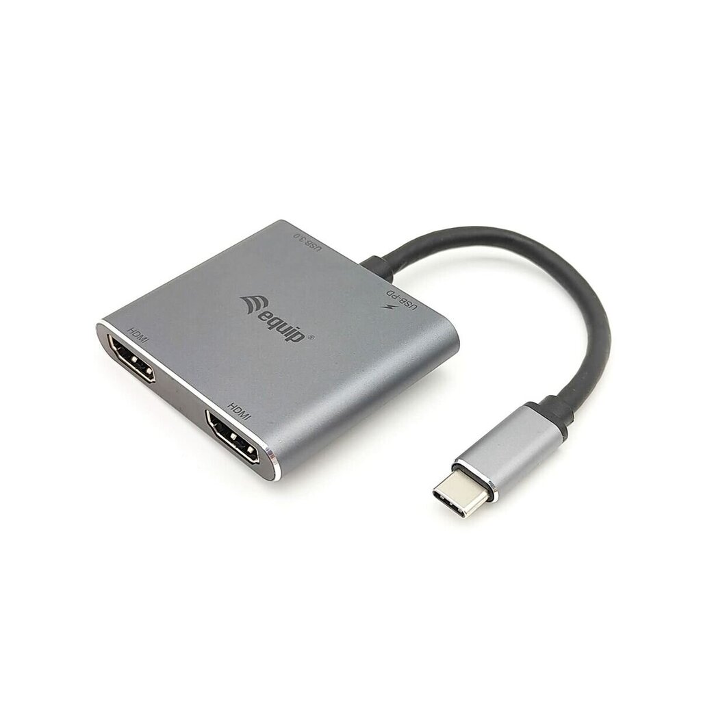 USB-jaotur Equip 133484 Hall цена и информация | USB adapterid ja jagajad | hansapost.ee