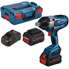 Akutrell GDS 18V-1050 H, LB 2x5,5PrC, 1880CV 06019J8503 Bosch price and information | Cordless drills, drills and screwdrivers | hansapost.ee