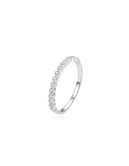 Beneto Тонкое серебряное кольцо с цирконами AGG362 цена и информация | Кольцо | hansapost.ee