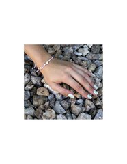 Beneto Розовый каббалистический браслет-сердце на шнурке AGB541 цена и информация | Женские браслеты | hansapost.ee