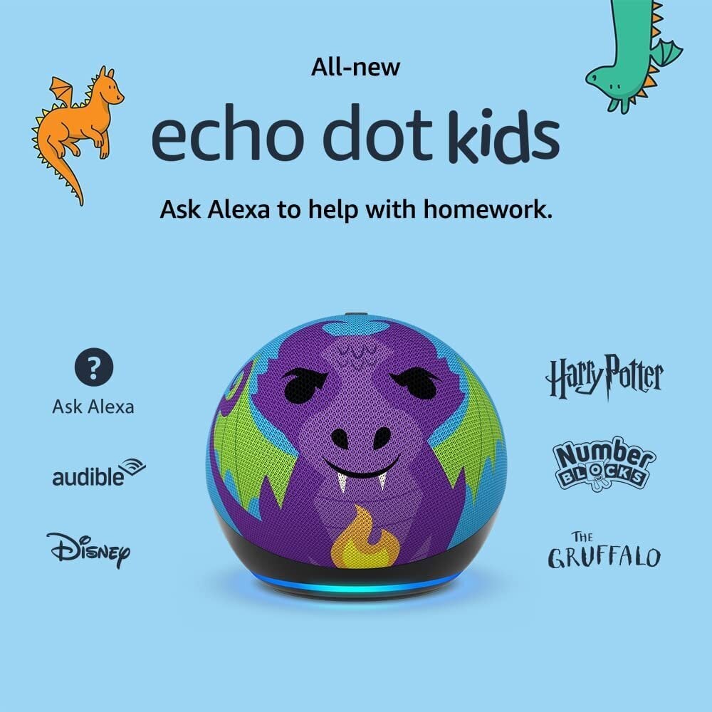 Echo dot 5 Kids цена и информация | Kõlarid | hansapost.ee