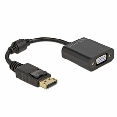 Delock 61006, DP/VGA, 15 cm цена и информация | Кабели и провода | hansapost.ee