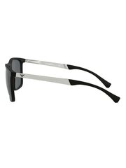 Мужские очки EMPORIO ARMANI Rectangle Rubber Black Grey 500021412 цена и информация | Солнцезащитные очки для мужчин | hansapost.ee