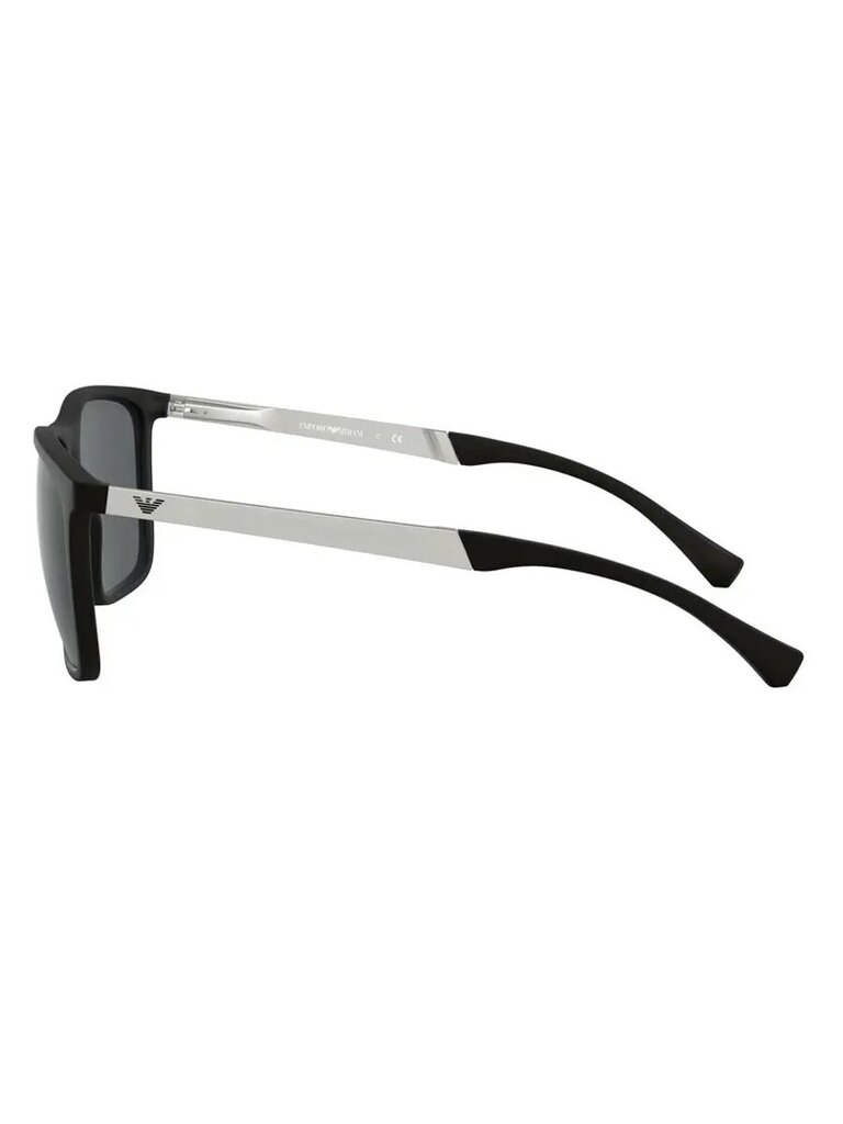 Päikeseprillid Emporio Armani Rectangle Rubber must/hall 500021412 hind ja info | Päikseprillid meestele | hansapost.ee