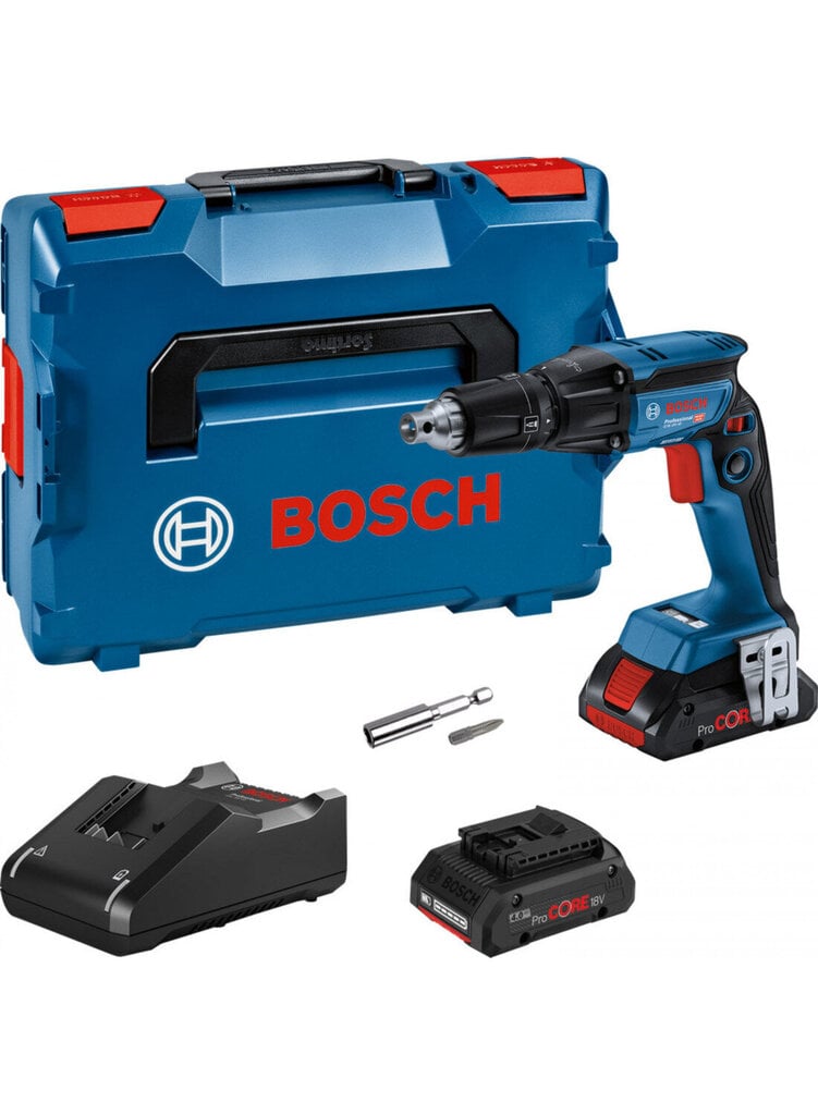 Kipskruvikeeraja GTB 18V-45 18V (2x4,0Ah) 06019K7002 BOSCH цена и информация | Akutrellid, puurid ja kruvikeerajad | hansapost.ee