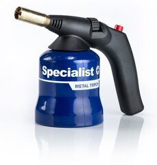 Specialist+ metallkorpusega põleti 190g. цена и информация | Ручной инструмент, 18 В 125 мм бесщеточная угловая шлифовальная машина для Makita Cordless, замена литий-ионного аккумулятора | hansapost.ee