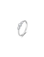 Beneto Изысканное помолвочное кольцо с цирконами AGG466 цена и информация | Кольца | hansapost.ee