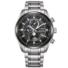 Мужские часы Citizen Eco-Drive Radio Controlled Tsukiyomi Moonphase Super Titanium BY1018-80E цена и информация | Мужские часы | hansapost.ee