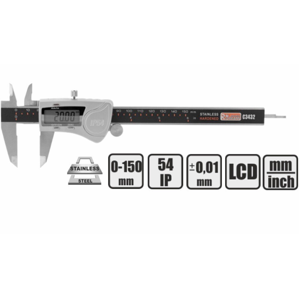 Elektriline nihik Richmann 150 mm цена и информация | Käsitööriistad | hansapost.ee