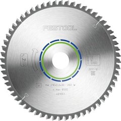 Пильный диск Festool, HW 216x2,3x30 W60 ALUMINIUM/PLASTICS 491051 цена и информация | Механические инструменты | hansapost.ee