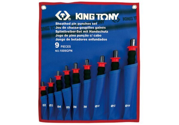 Kruvikeeraja komplekt King Tony 1009GPN 9 tk. 2-14 mm цена и информация | Käsitööriistad | hansapost.ee