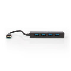 Hub USB 4 pordiga, USB 3.0 hind ja info | Nedis Arvutite lisatarvikud | hansapost.ee