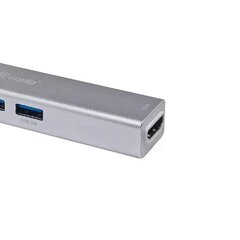 USB-jaotur Equip 133480 Hall hind ja info | USB adapterid ja jagajad | hansapost.ee