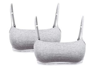 Naiste rinnahoidja Calvin Klein, 2 tk UNLINED BRALETTE GREY 000QF6040E 8HT 26068 hind ja info | Calvin Klein Pesu naistele | hansapost.ee