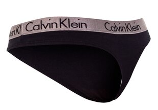 Calvin Klein naiste stringid THONG BLACK 000QD3539E 001 19973 hind ja info | Aluspüksid naistele | hansapost.ee