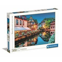Pusle Clementoni Strasbourgi vanalinn, 500 tk. hind ja info | Pusled lastele ja täiskasvanutele | hansapost.ee