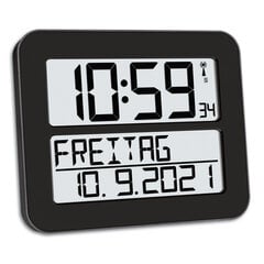 Цифровые радиочасы TFA Timeline Max 60.4512, черный цена и информация | Часы | hansapost.ee