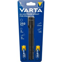 Фонарь Varta F20 PRO 2AA алюминий 16607 цена и информация | Фонарики, прожекторы | hansapost.ee