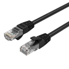 Orico RJ45 Cat.6 Round Ethernet Network Cable 2 м (Black) цена и информация | Кабели и провода | hansapost.ee