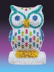 Loominguline komplekt 3D figuur Sequin Owl цена и информация | Развивающие игрушки для детей | hansapost.ee