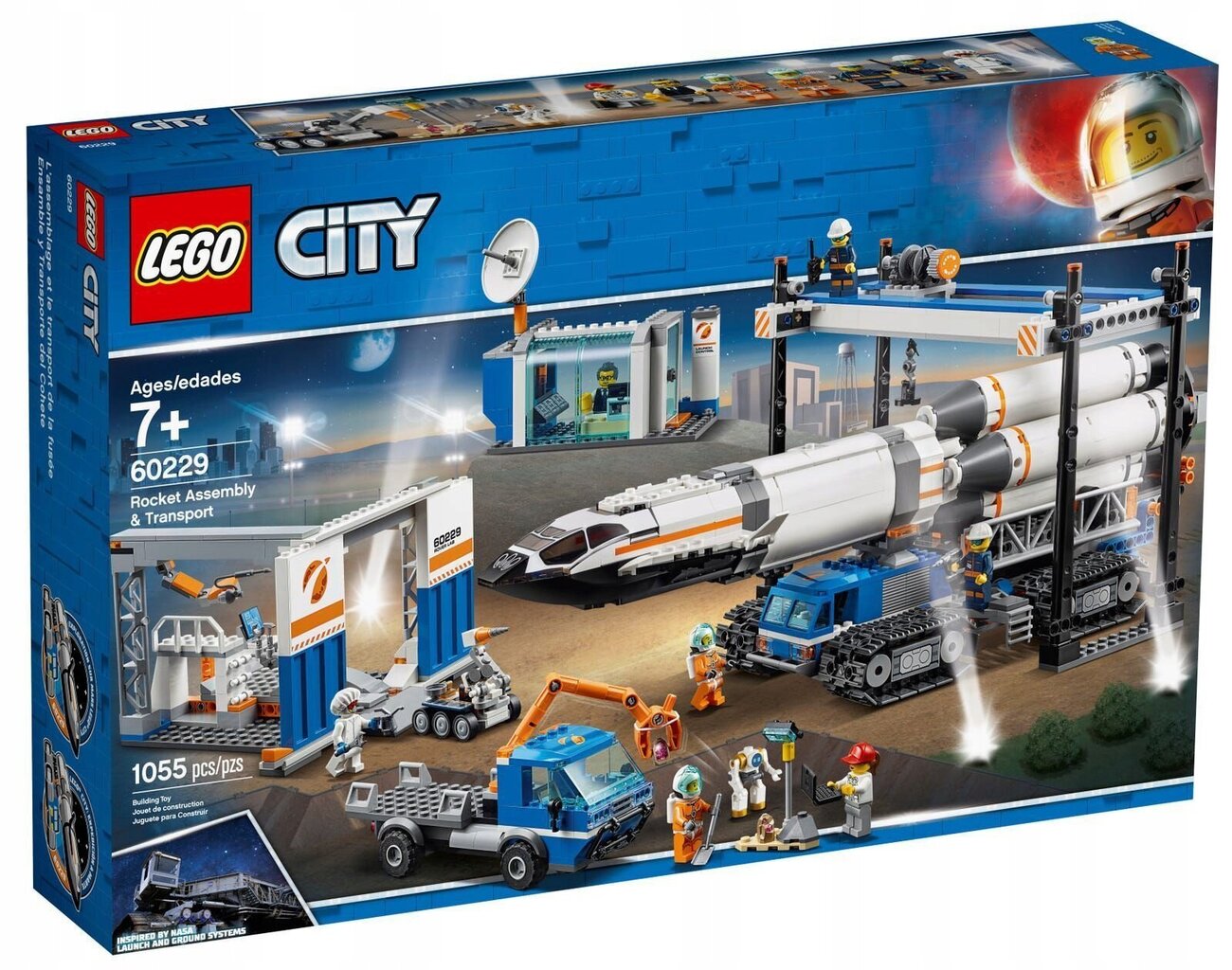 Lego City 60229 raketi transport ja kokkupanek цена и информация | Klotsid ja konstruktorid | hansapost.ee