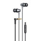 Kõrvaklapid Vipfan M17 wired in-ear headphones, 3.5mm jack (black) цена и информация | Kõrvaklapid | hansapost.ee