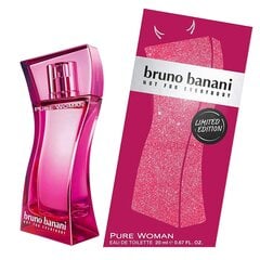 Naiste parfümeeria EDT Bruno Banani Pure Woman (20 ml) hind ja info | Parfüümid naistele | hansapost.ee