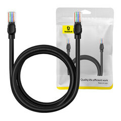 Сетевой кабель Baseus Ethernet CAT5, 2 м (черный) цена и информация | Кабели и провода | hansapost.ee
