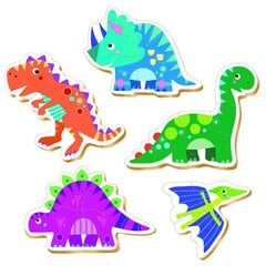 Pusle Educa Dinosaurus, 5 tk. цена и информация | Игрушки для малышей | hansapost.ee