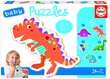 Pusle Educa Dinosaurus, 5 tk. цена и информация | Beebide mänguasjad | hansapost.ee