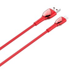 Кабель LDNIO LS661 USB — Micro USB, 1 м, 30 Вт (красный) цена и информация | Кабели для телефонов | hansapost.ee