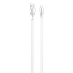 Кабель USB - Micro USB LDNIO LS552, 2.1А, 2 м (белый) цена и информация | Borofone 43757-uniw | hansapost.ee