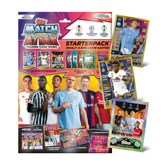 Коллекционные карточки Topps Match Attax 2023/24, стартовый набор цена и информация | Коллекционные карточки | hansapost.ee