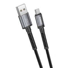 Foneng Кабель Foneng X83 USB-USB-C, 2,1 А, 1 м (черный) цена и информация | Borofone 43757-uniw | hansapost.ee